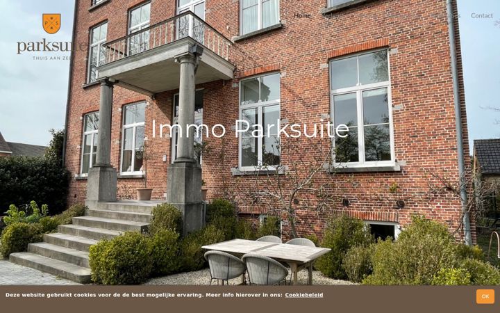 Screenshot of immoparksuite.be