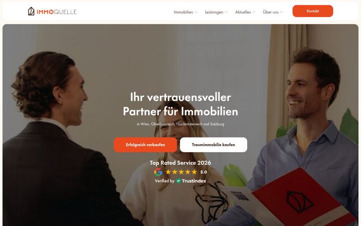 Screenshot of immoquelle.at
