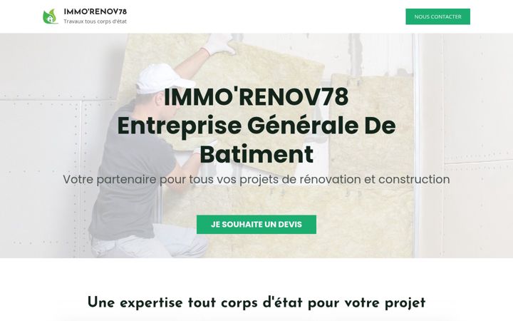 Screenshot of immorenov78.com