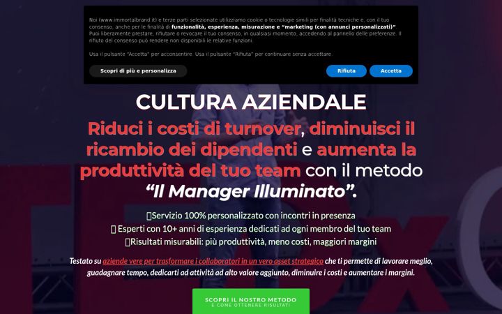 Screenshot of immortalbrand.it