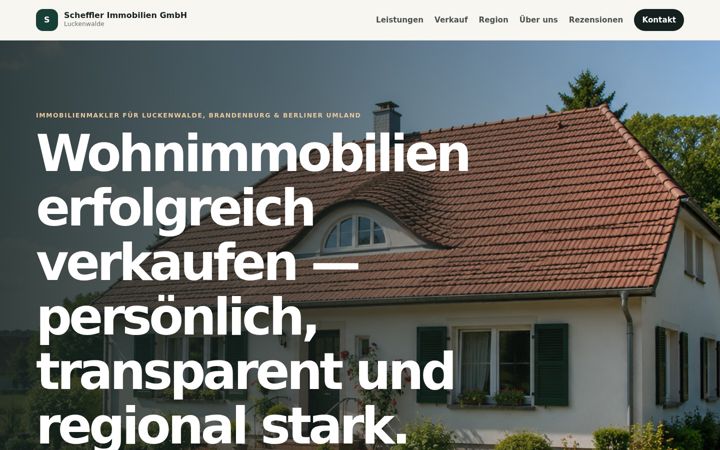Screenshot of immoscheffler.de