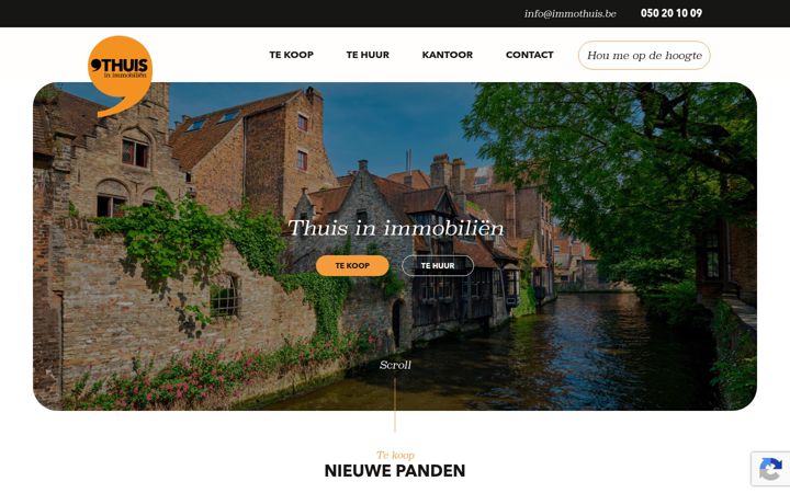 Screenshot of immothuis.be
