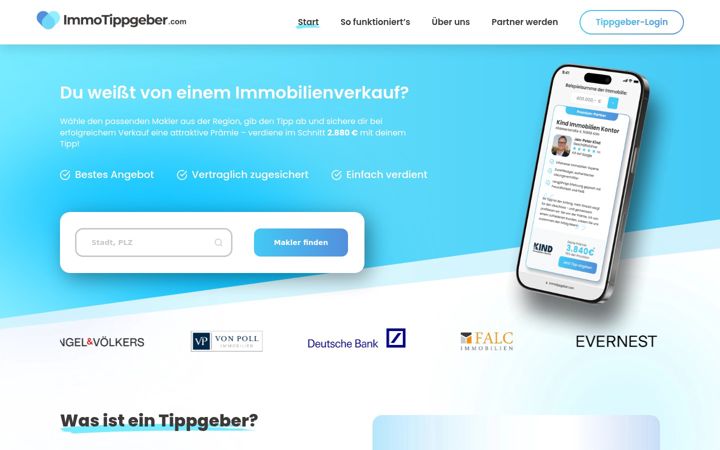 Screenshot di immotippgeber.com