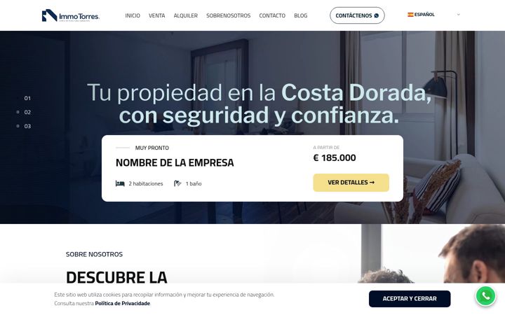 Screenshot of immotorres.es
