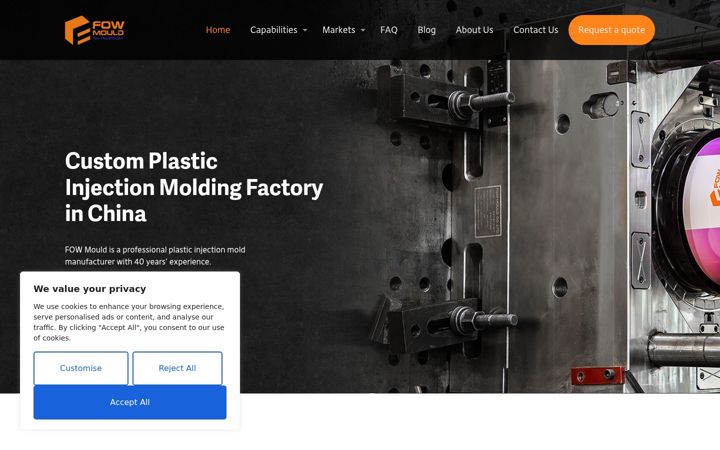 Screenshot of immould.com