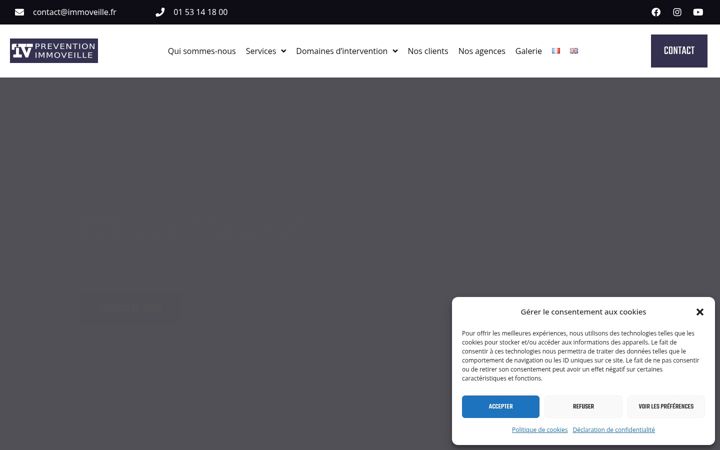 Screenshot of immoveille.fr
