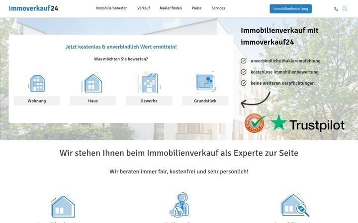 Screenshot of immoverkauf24.at