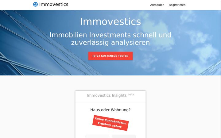 Screenshot di immovestics.com