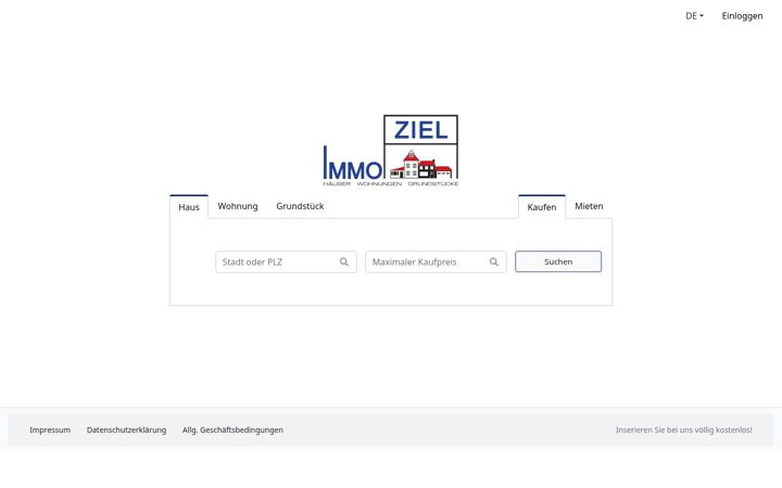 Screenshot of immoziel.de