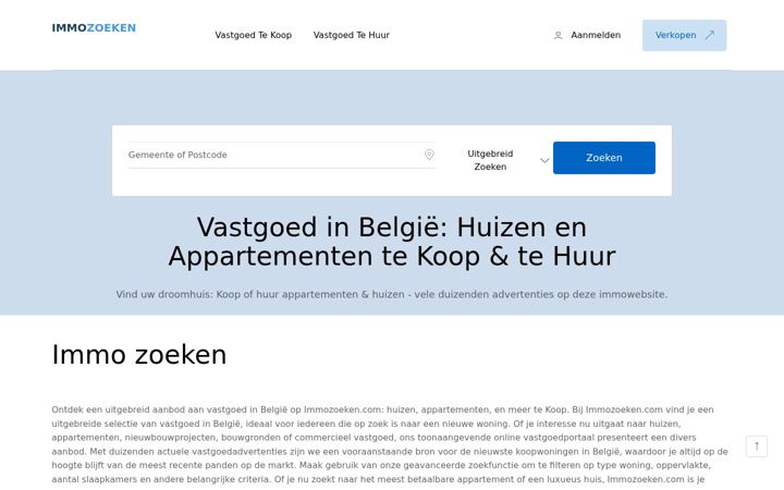 Screenshot of immozoeken.com