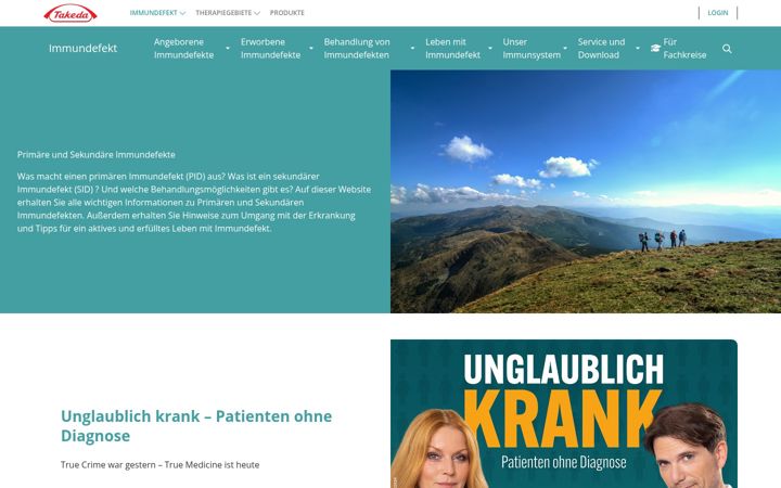 Screenshot di immundefekt.com