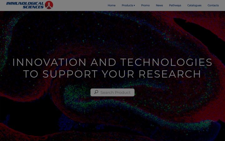 Screenshot of immunologicalsciences.com