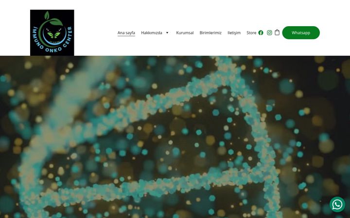 Screenshot of immunoonkocenter.com