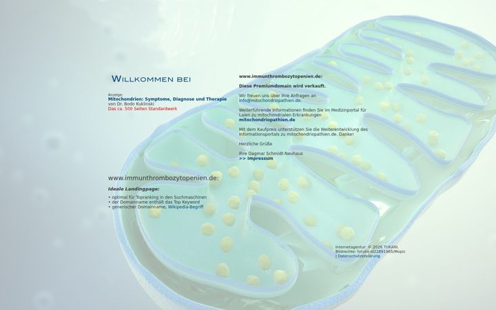 Screenshot of immunthrombozytopenien.de