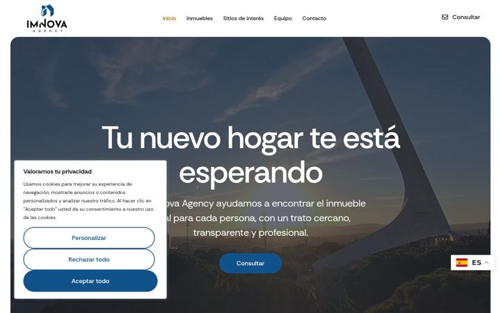 Screenshot of imnovaagency.com