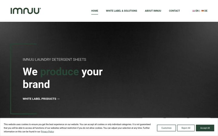 Screenshot of imnuu.com