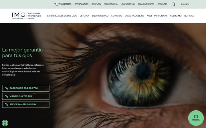 Screenshot of imo.es
