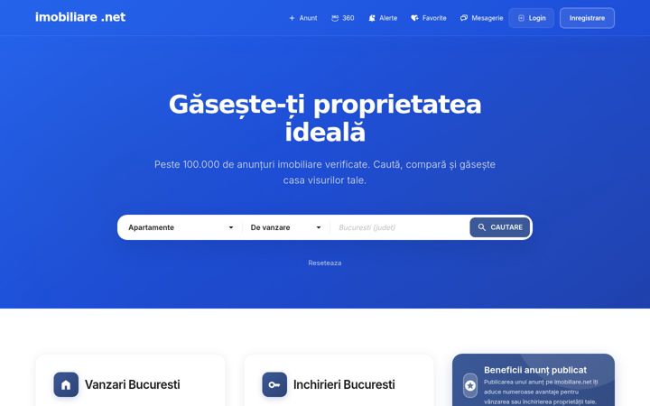 Screenshot of imobiliare.net