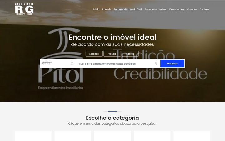 Screenshot of imobiliariarg.com