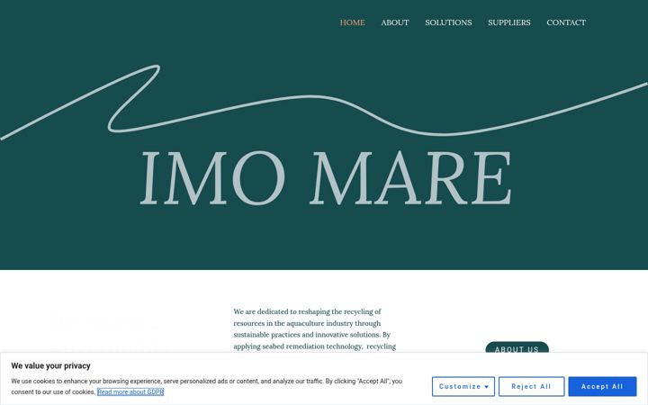 Screenshot of imomare.no