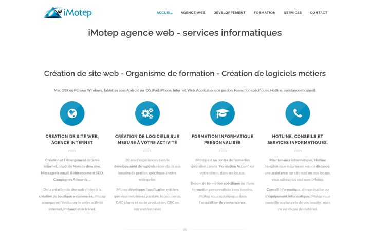 Screenshot of imotep.com