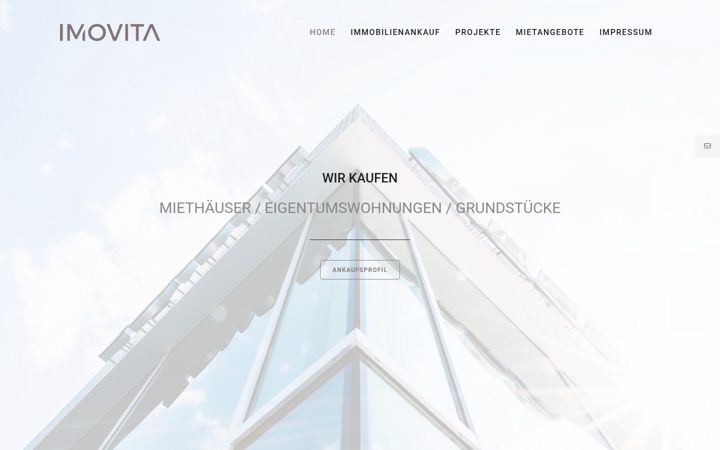 Screenshot of imovita.de