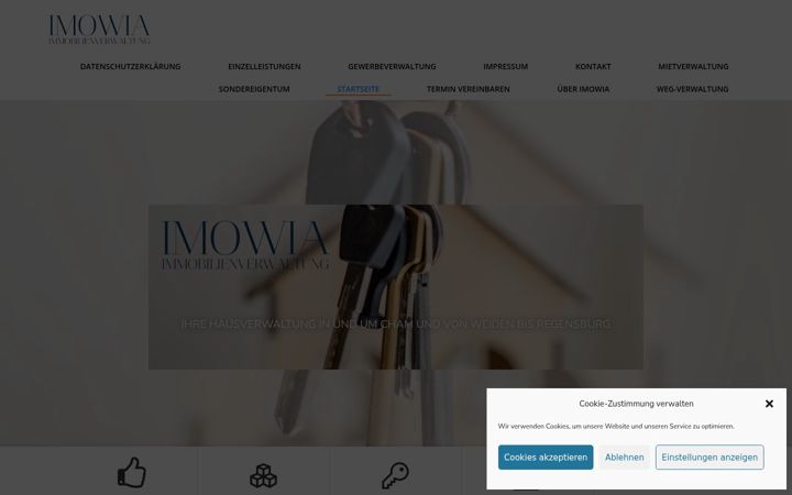 Screenshot of imowia.de