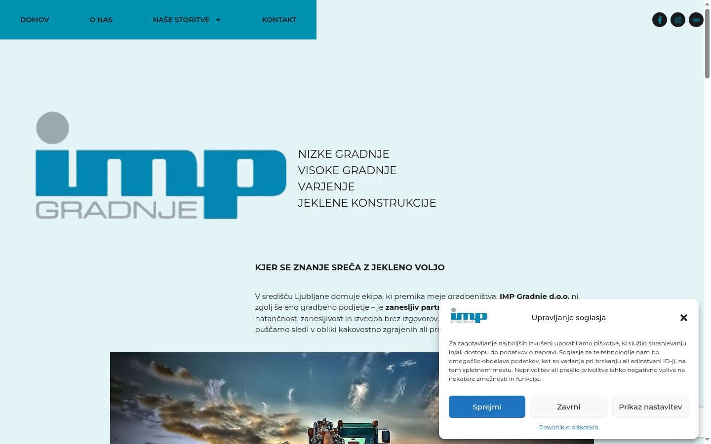 Screenshot des Einwilligungsbanners vor jeglicher Interaktion