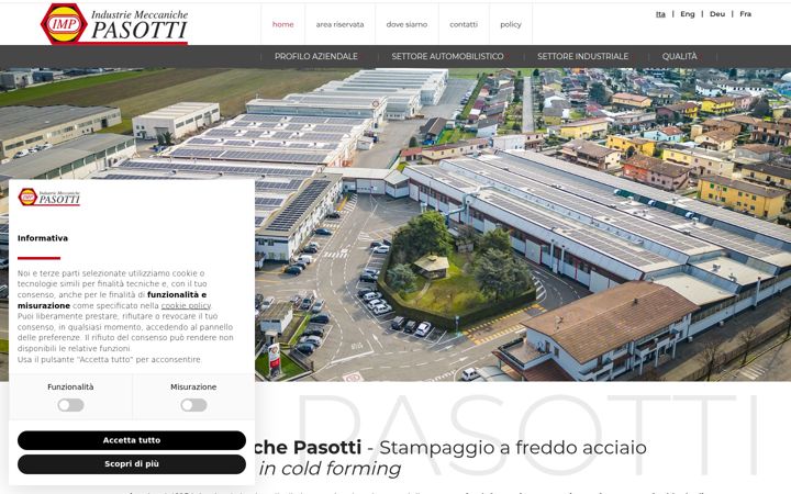 Screenshot of imp-pasotti.it