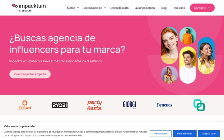 Screenshot of impacktum.com