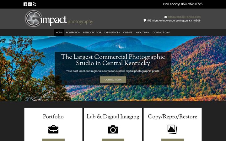 Screenshot of impact-photo.com