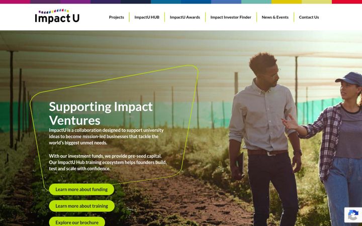 Screenshot of impact-u.co.uk