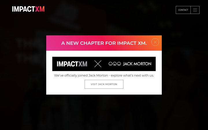 Screenshot of impact-xm.com