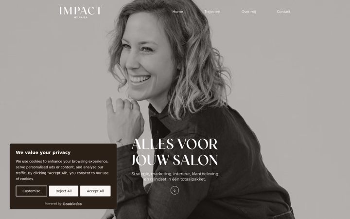 Screenshot of impact-yaiza.be