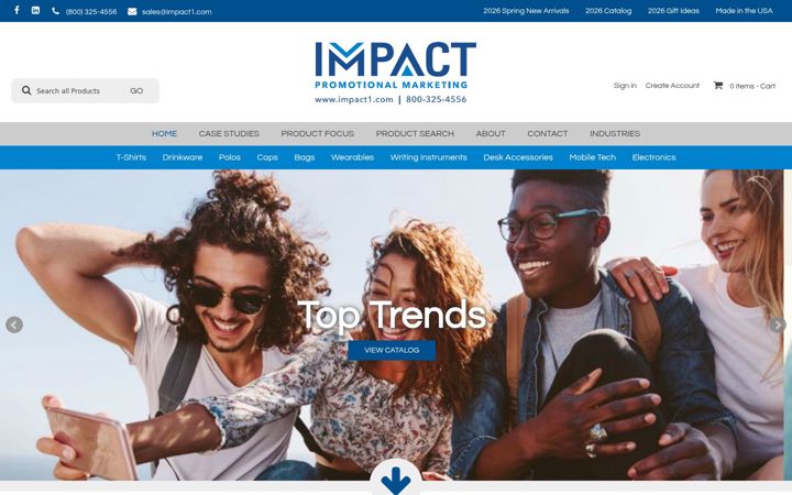 Screenshot of impact1.com