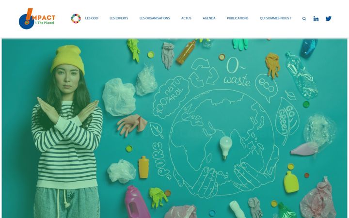Screenshot of impact4theplanet.fr