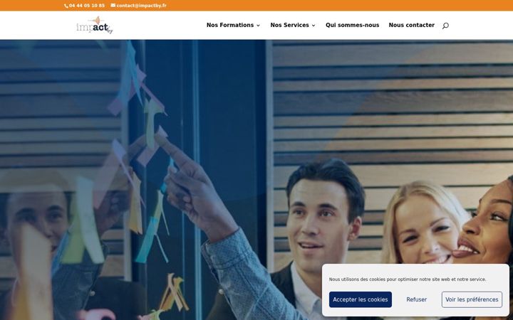 Screenshot of impactby.fr