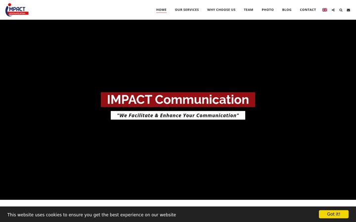 Screenshot of impactcommunication.org