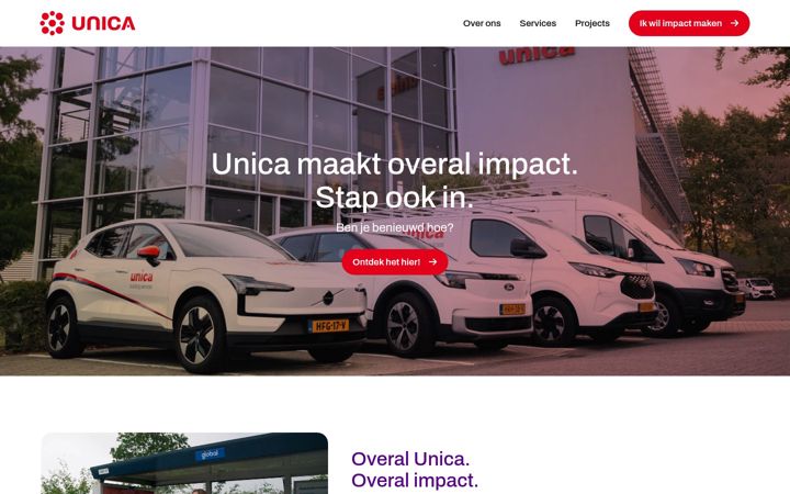 Screenshot του impactmakenbijunica.nl