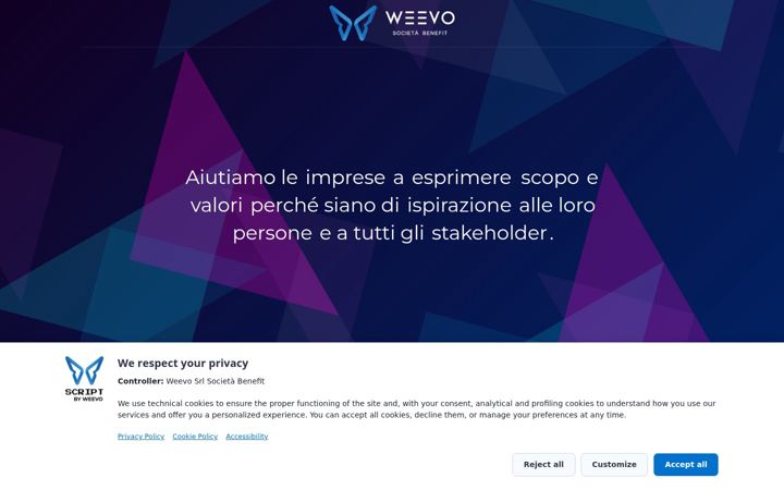 Screenshot of impactmarketingaward.it