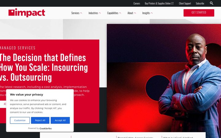 Screenshot of impactmybiz.com