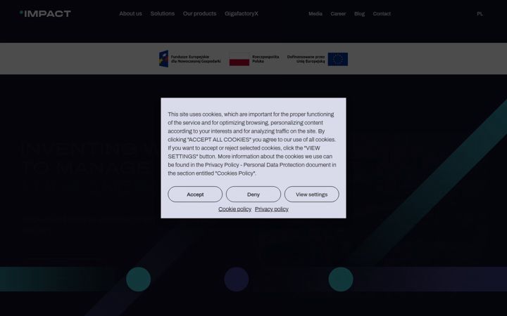 Screenshot of impactnewenergy.com