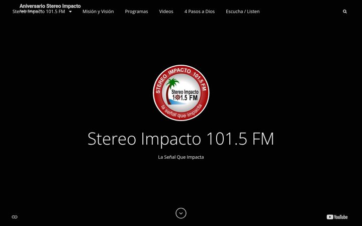 Screenshot of impactofm.org