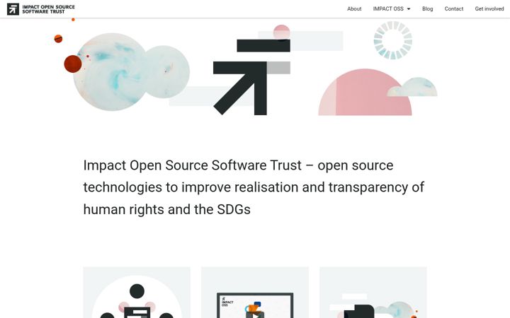 Screenshot of impactoss.org