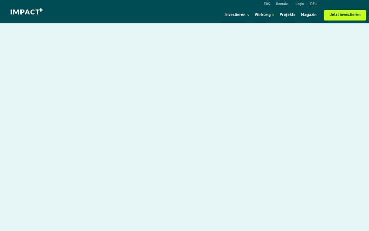 Screenshot of impactplus-investing.com
