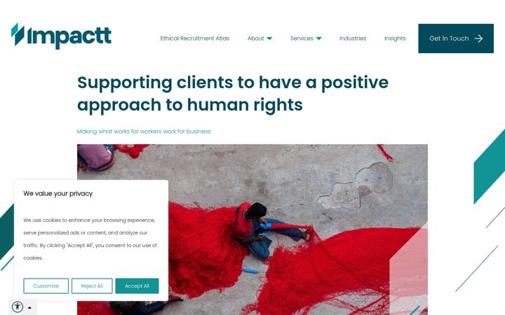 Screenshot of impacttlimited.com