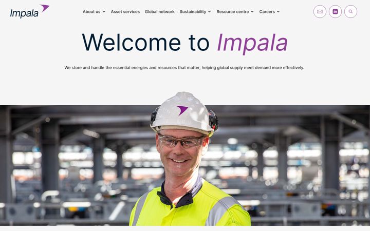 Snímek obrazovky impala-wl.com