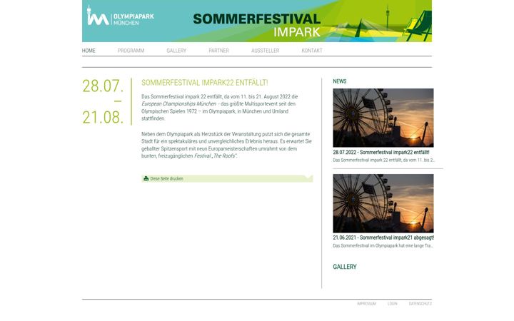 Screenshot of impark.de
