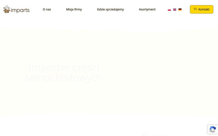 Screenshot of imparts.eu