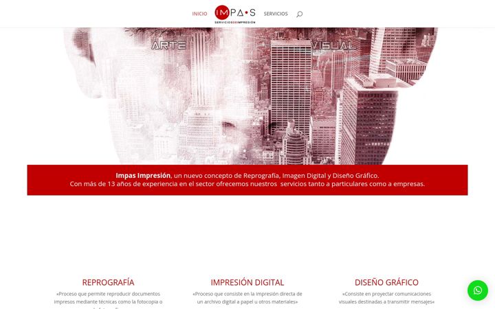 Screenshot of impasimpresion.com